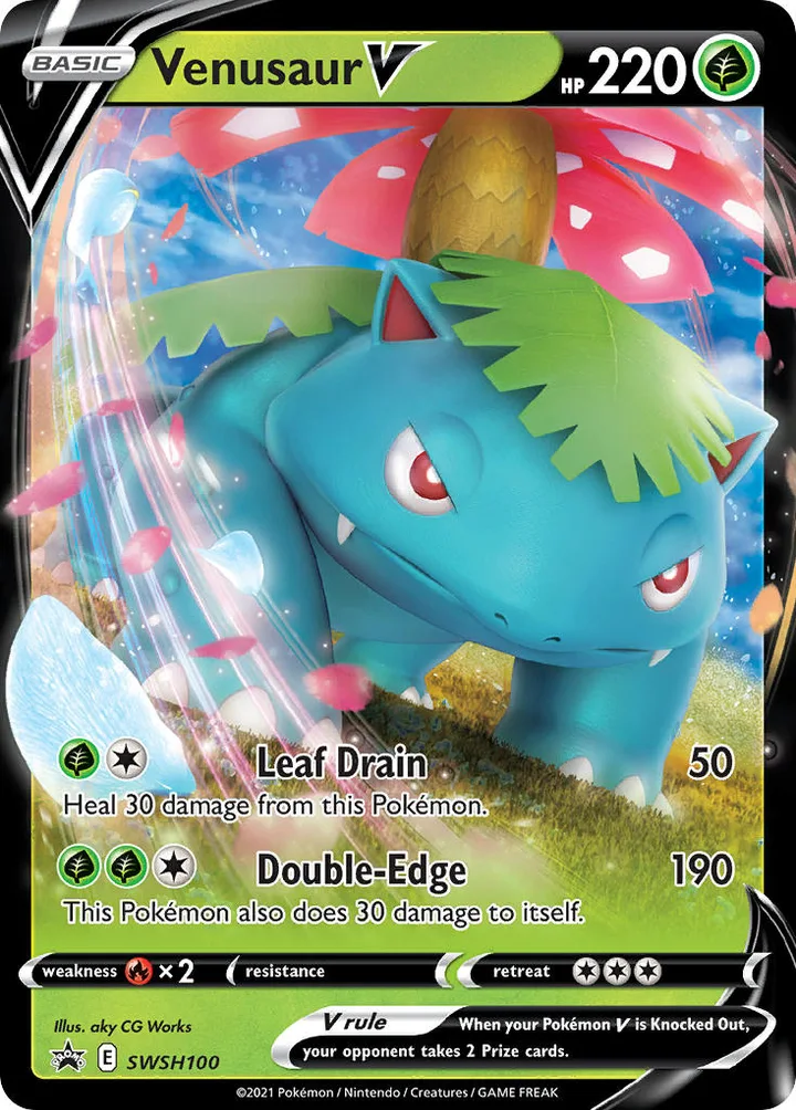 Venusaur V, Sword & Shield Promos SWSH100
