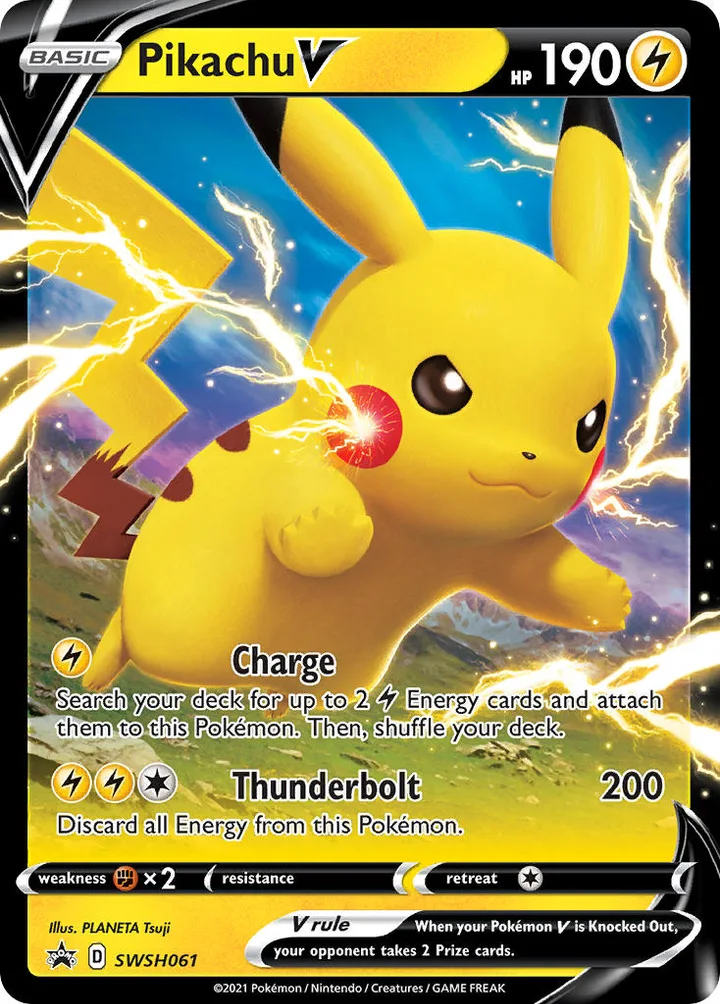 Pikachu V, Sword & Shield Promos SWSH061