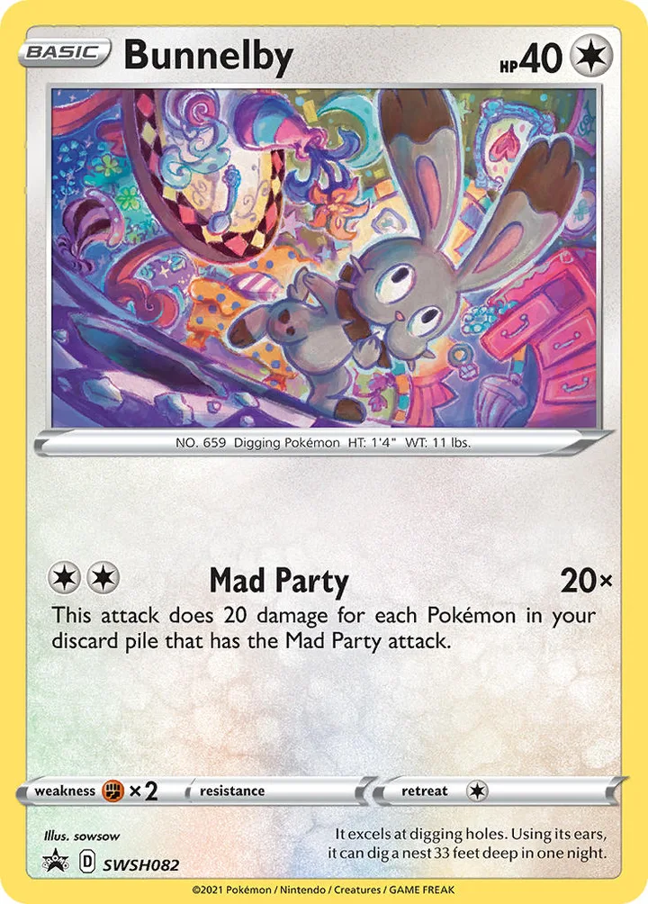Bunnelby, Sword & Shield Promos SWSH082
