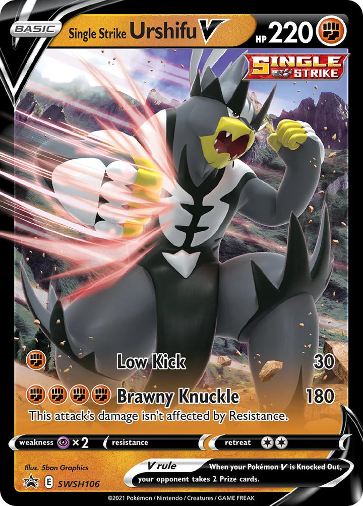 Single Strike Urshifu V, Sword & Shield Promos SWSH106
