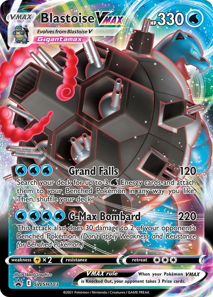Blastoise VMAX, Sword & Shield Promos SWSH103
