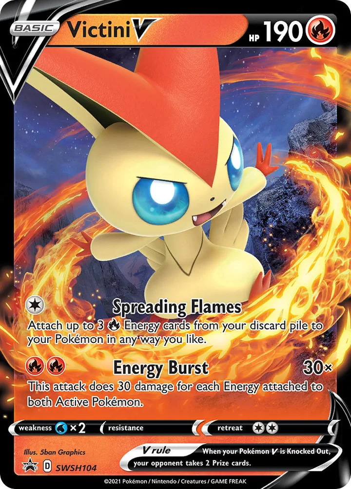 Victini V, Sword & Shield Promos SWSH104
