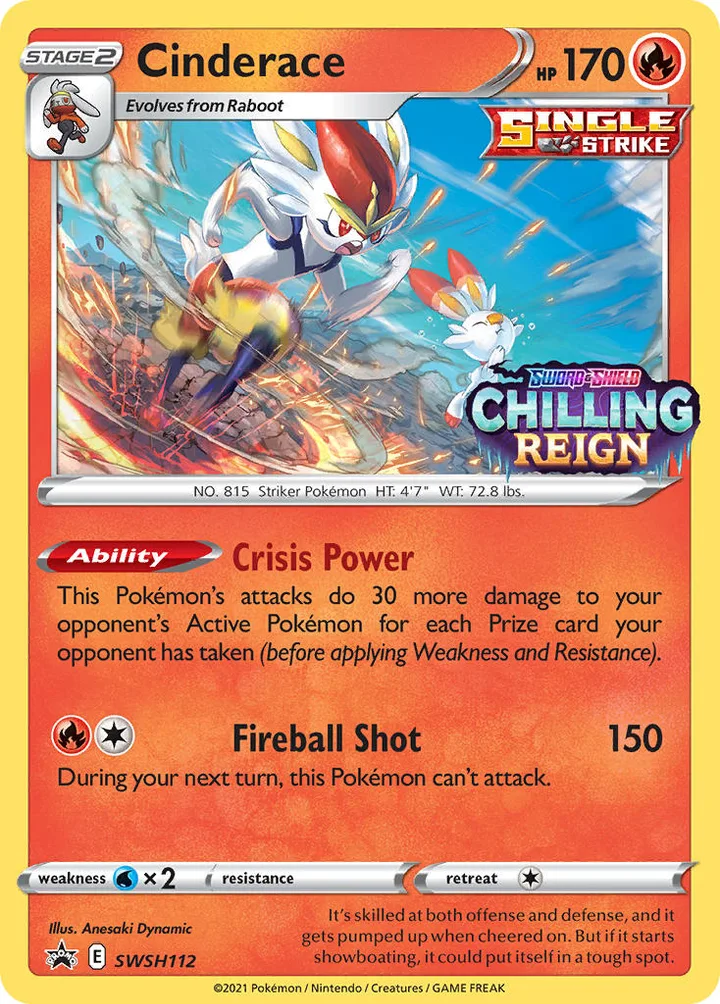 Cinderace, Sword & Shield Promos SWSH112