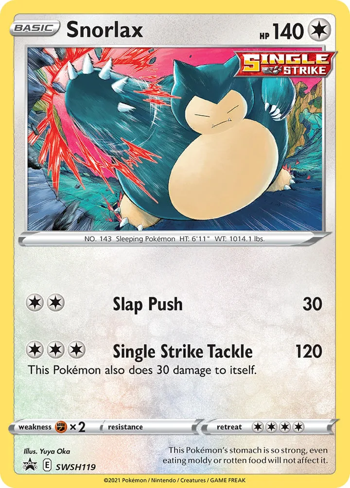 Snorlax, Sword & Shield Promos SWSH119