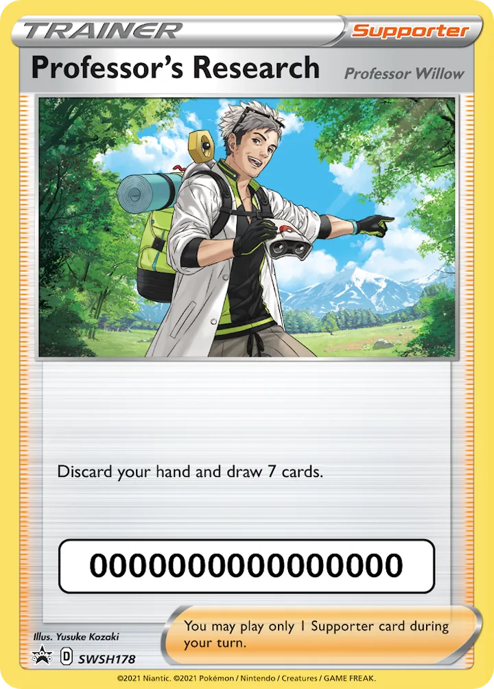 Professor’s Research, Sword & Shield Promos SWSH178