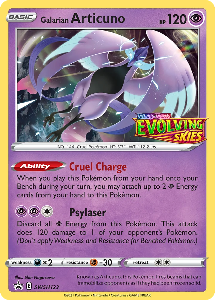 Galarian Articuno, Sword & Shield Promos SWSH123