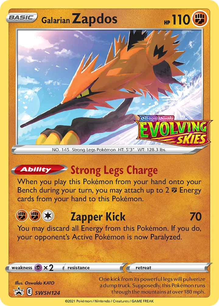 Galarian Zapdos, Sword & Shield Promos SWSH124