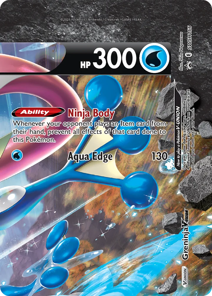 Greninja V-UNION, Sword & Shield Promos SWSH156