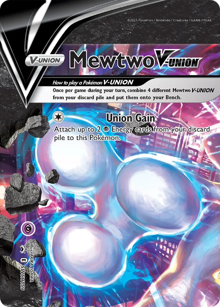 Mewtwo V-UNION, Sword & Shield Promos SWSH159