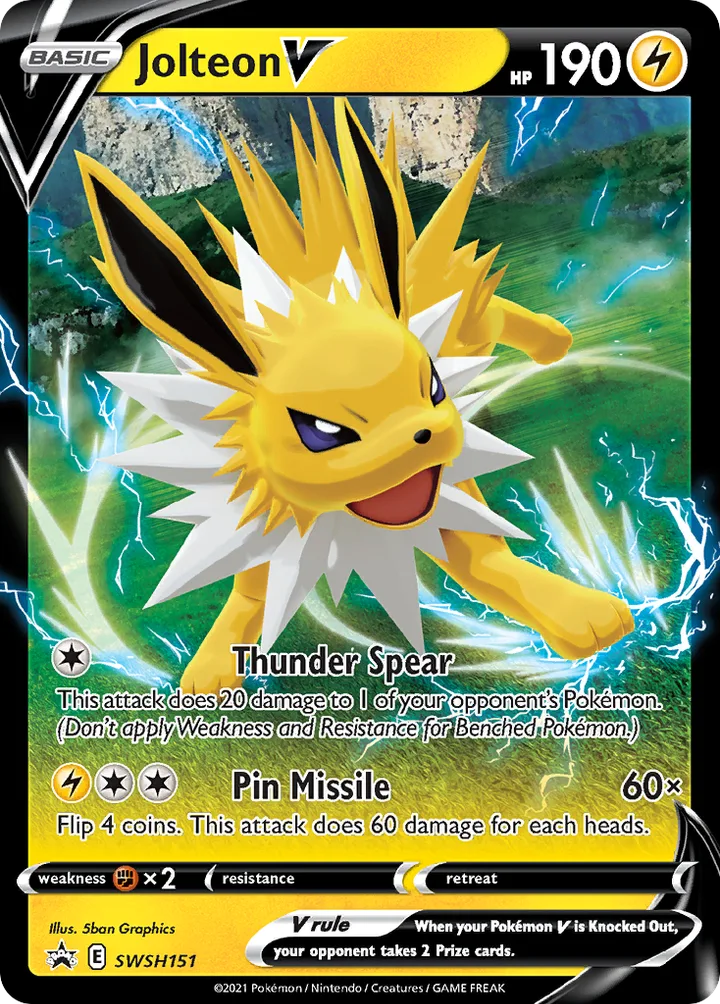 Jolteon V, Sword & Shield Promos SWSH151