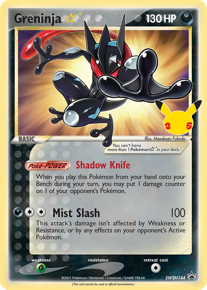 Greninja Star, Sword & Shield Promos SWSH144