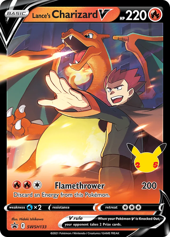 Lance’s Charizard V, Sword & Shield Promos SWSH133