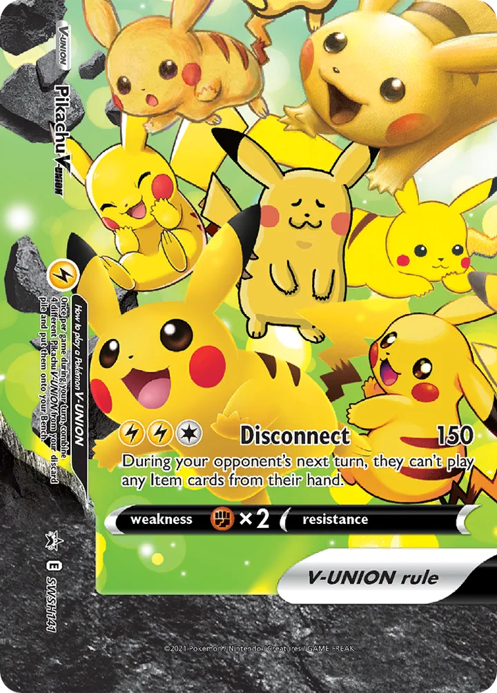Pikachu V-UNION, Sword & Shield Promos SWSH141