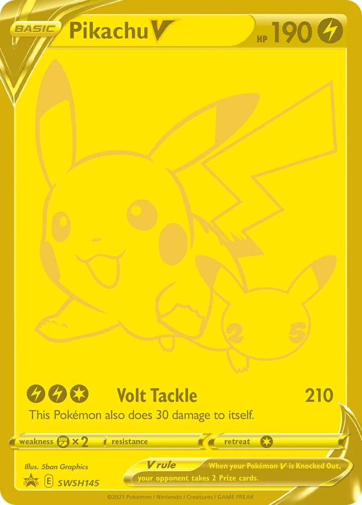 Pikachu V, Sword & Shield Promos SWSH145