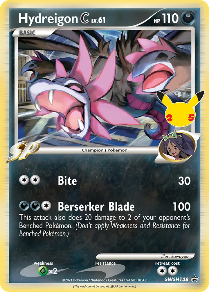 Hydreigon C, Sword & Shield Promos SWSH138