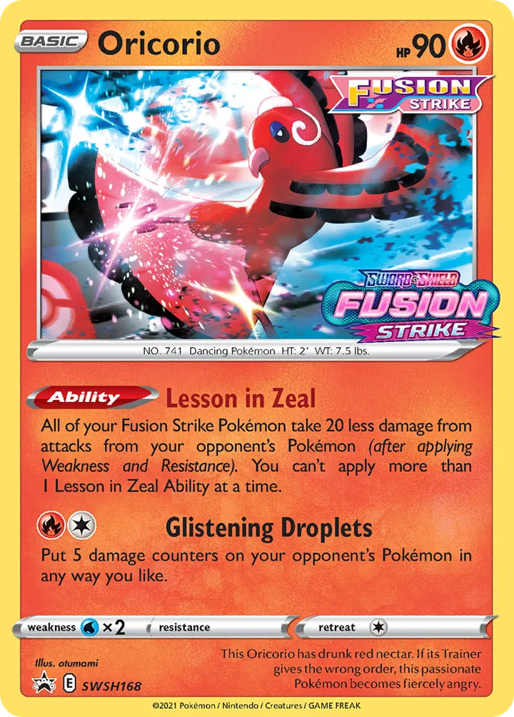 Oricorio, Sword & Shield Promos SWSH168
