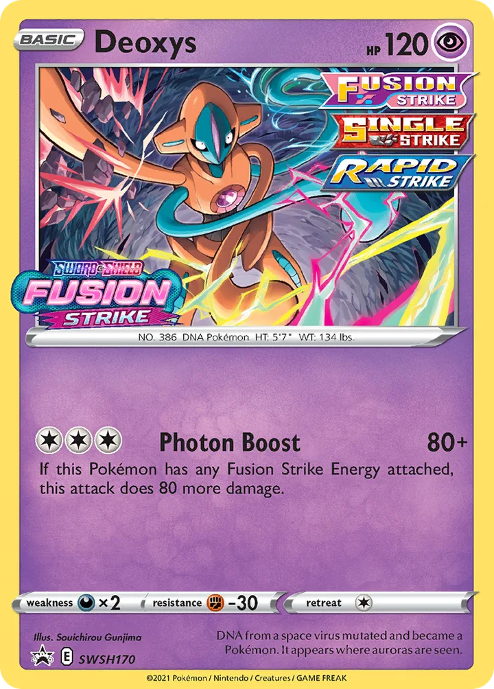 Deoxys, Sword & Shield Promos SWSH170