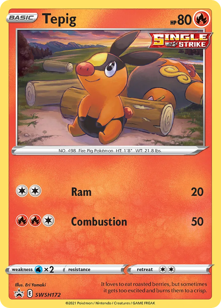 Tepig, Sword & Shield Promos SWSH172