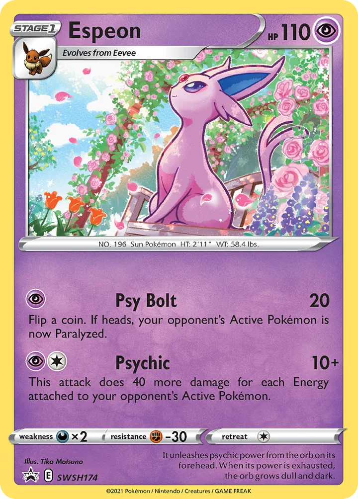 Espeon, Sword & Shield Promos SWSH174