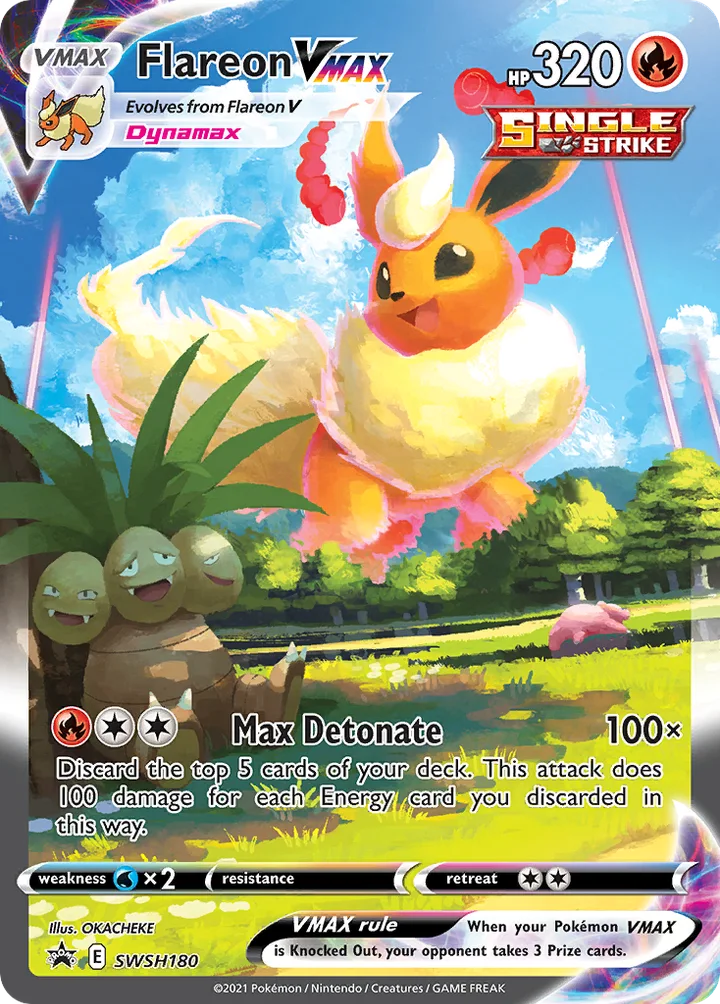 Flareon VMAX, Sword & Shield Promos SWSH180