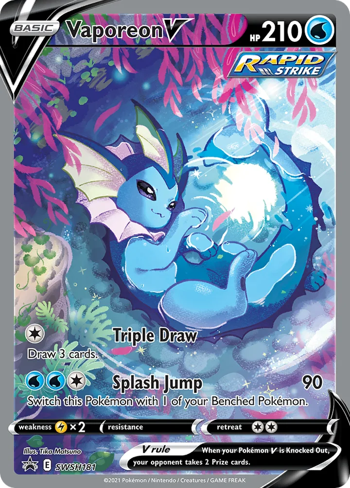 Vaporeon V, Sword & Shield Promos SWSH181