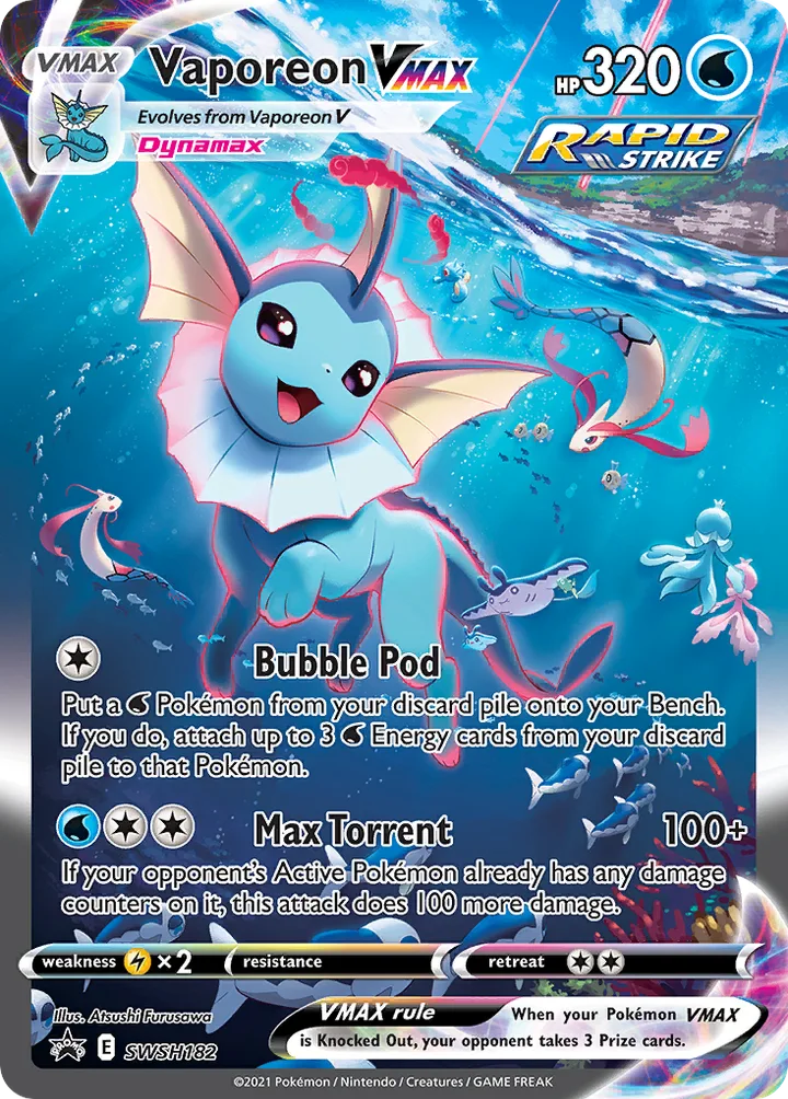 Vaporeon VMAX, Sword & Shield Promos SWSH182