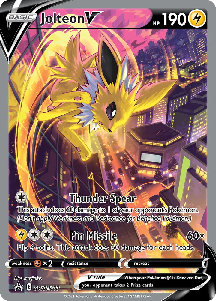Jolteon V, Sword & Shield Promos SWSH183