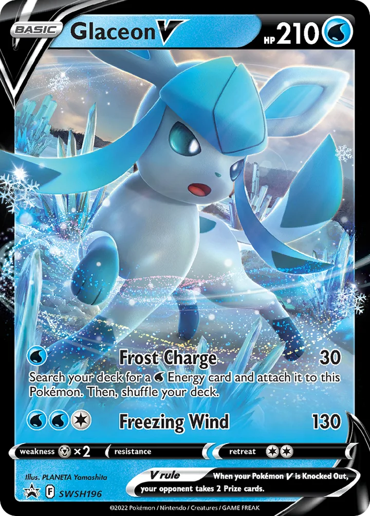 Glaceon V, Sword & Shield Promos SWSH196