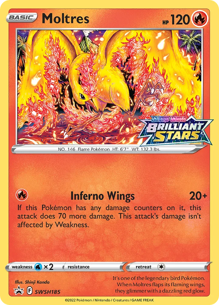 Moltres, Sword & Shield Promos SWSH185