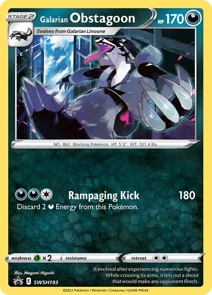 Galarian Obstagoon, Sword & Shield Promos SWSH193