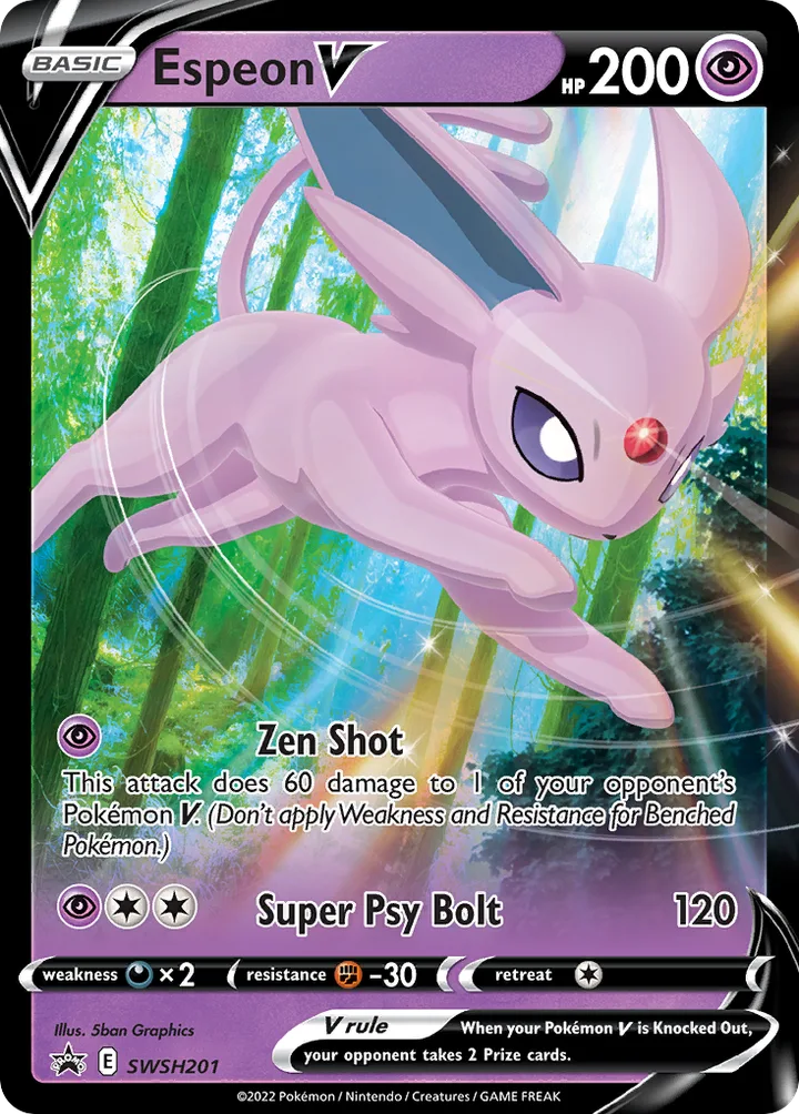 Espeon V, Sword & Shield Promos SWSH201