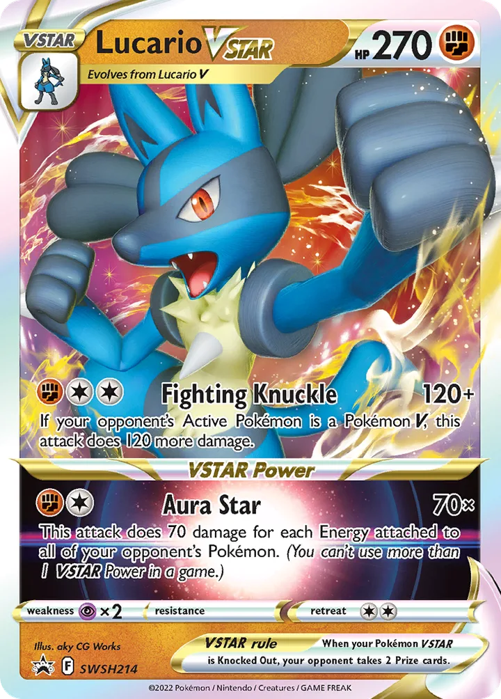 Lucario VSTAR, Sword & Shield Promos SWSH214