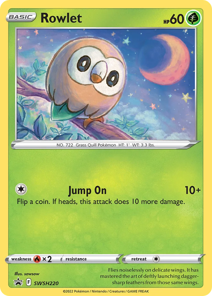 Rowlet, Sword & Shield Promos SWSH220