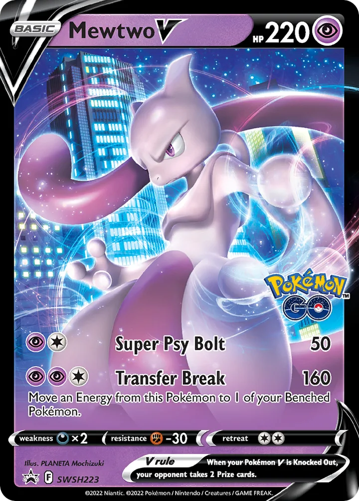Mewtwo V, Sword & Shield Promos SWSH223