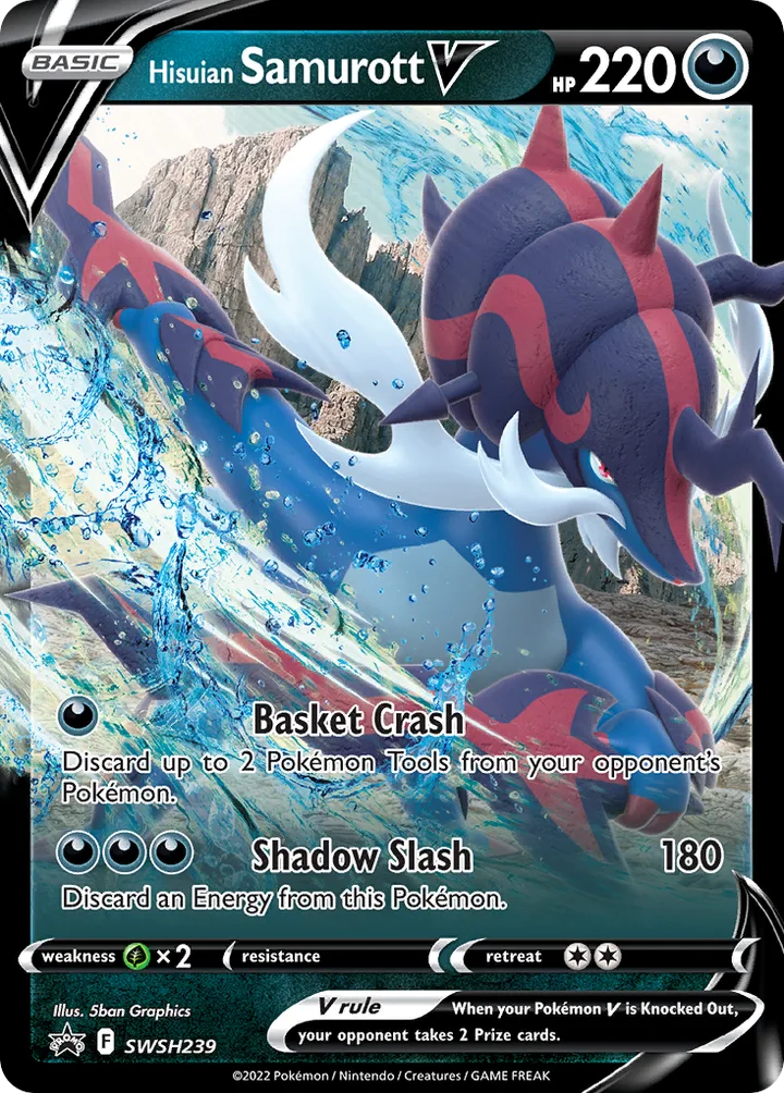 Hisuian Samurott V, Sword & Shield Promos SWSH239