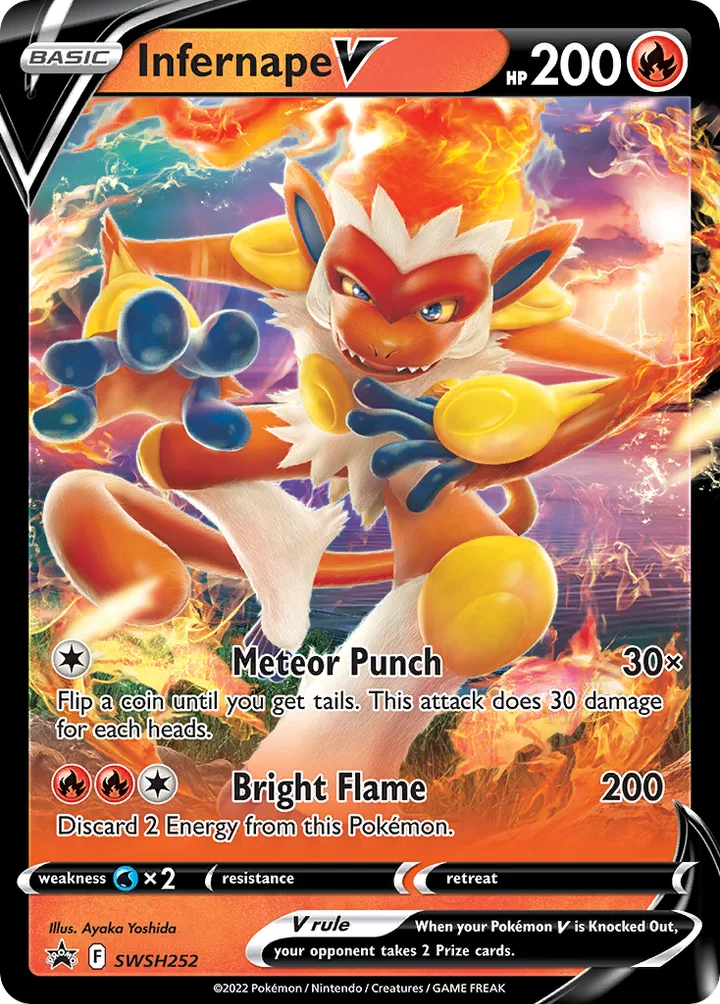 Infernape V, Sword & Shield Promos SWSH252