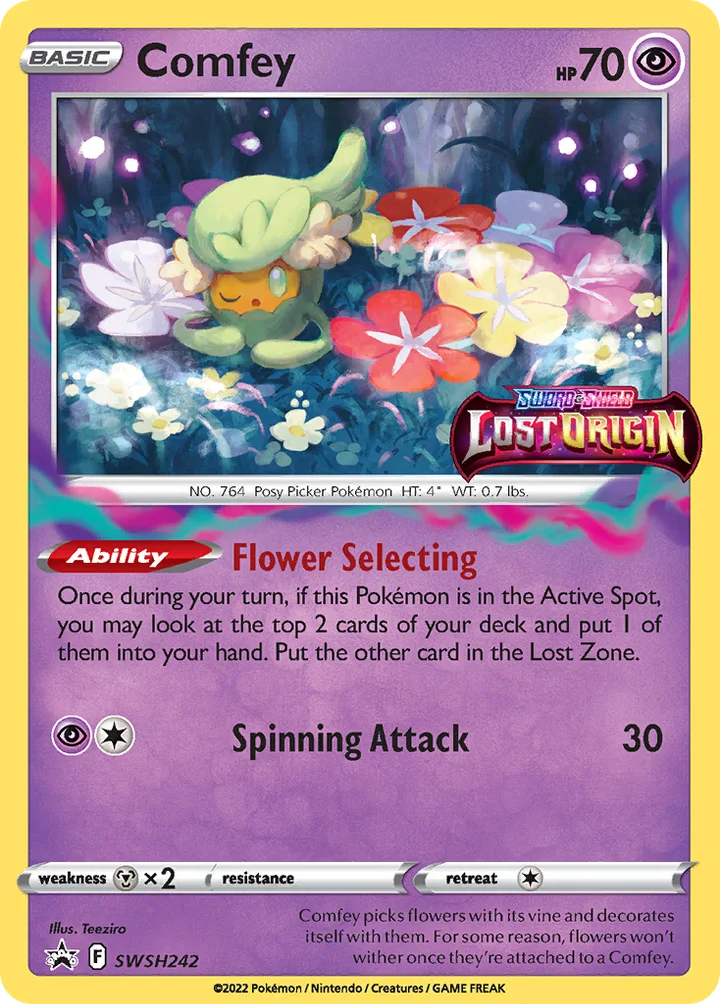Comfey, Sword & Shield Promos SWSH242