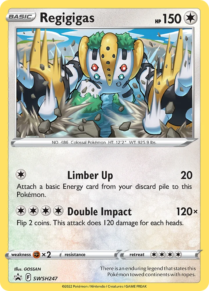 Regigigas, Sword & Shield Promos SWSH247