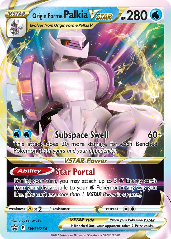 Origin Forme Palkia VSTAR, Sword & Shield Promos SWSH254