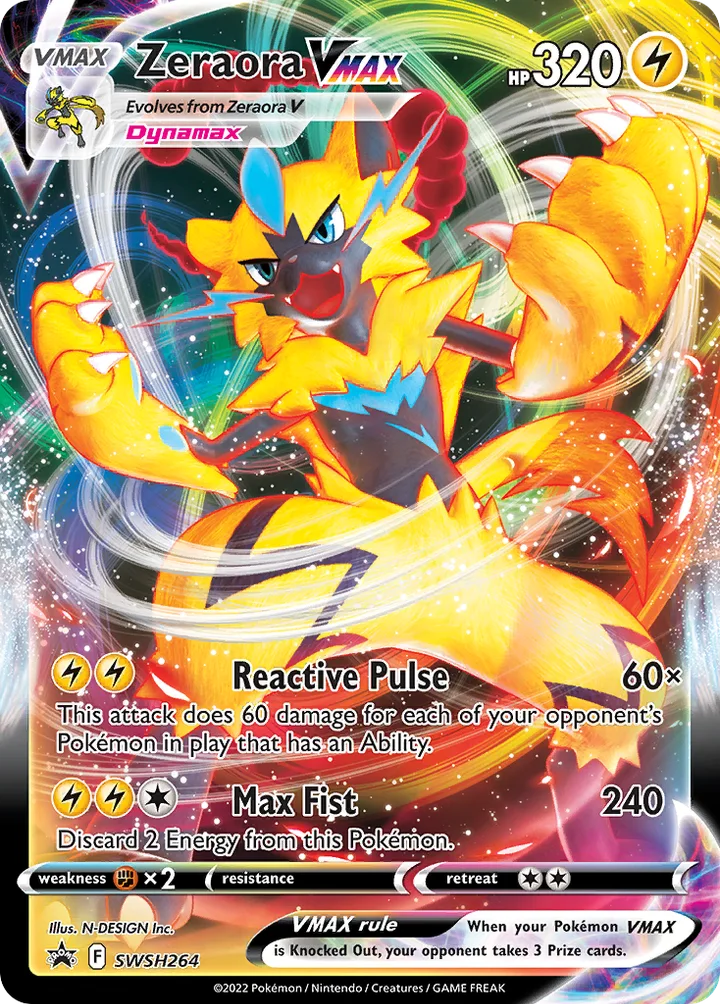 Zeraora VMAX, Sword & Shield Promos SWSH264