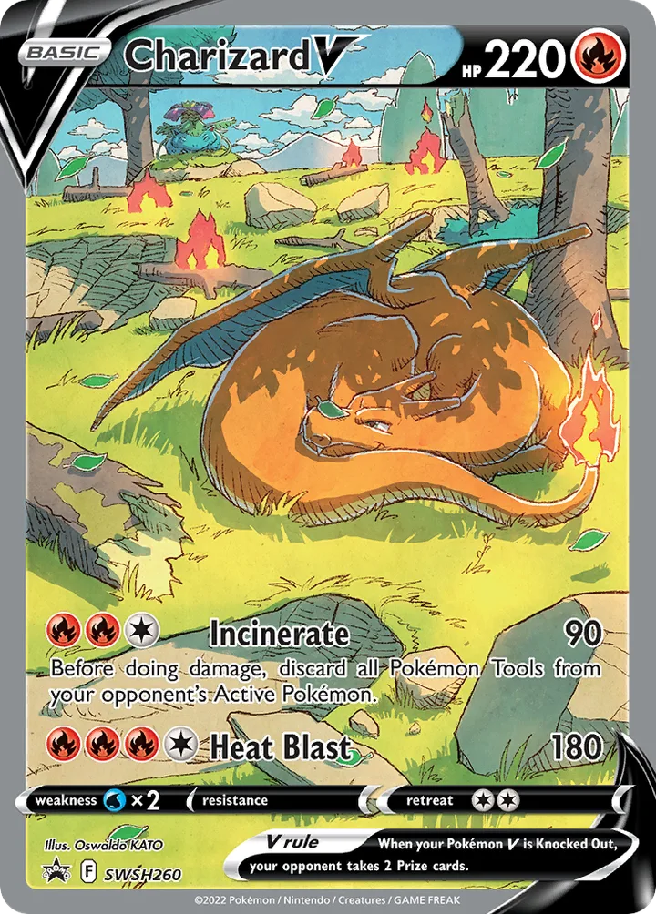 Charizard V, Sword & Shield Promos SWSH260