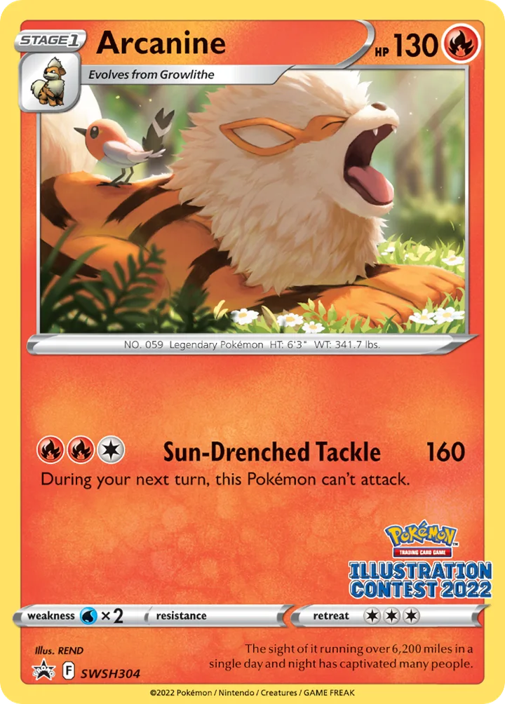 Arcanine, Sword & Shield Promos SWSH304