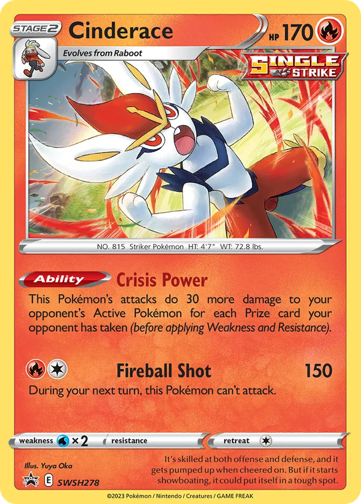 Cinderace, Sword & Shield Promos SWSH278