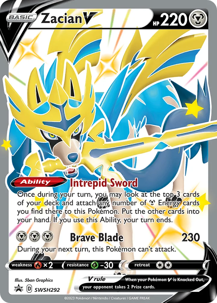 Zacian V, Sword & Shield Promos SWSH292