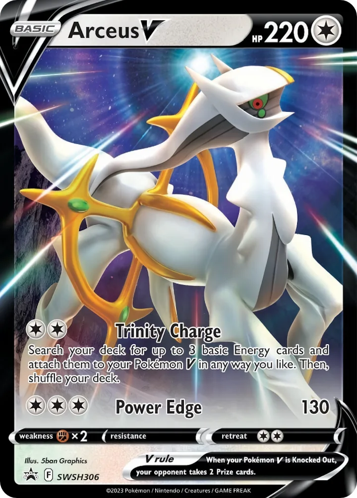 Arceus V, Sword & Shield Promos SWSH306