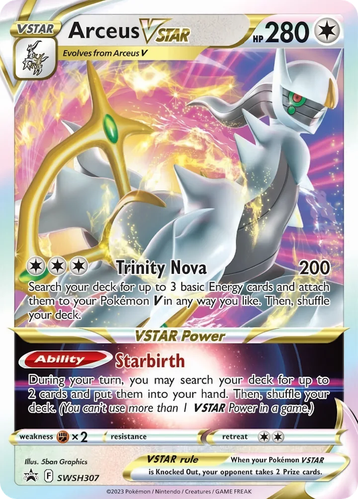 Arceus VSTAR, Sword & Shield Promos SWSH307