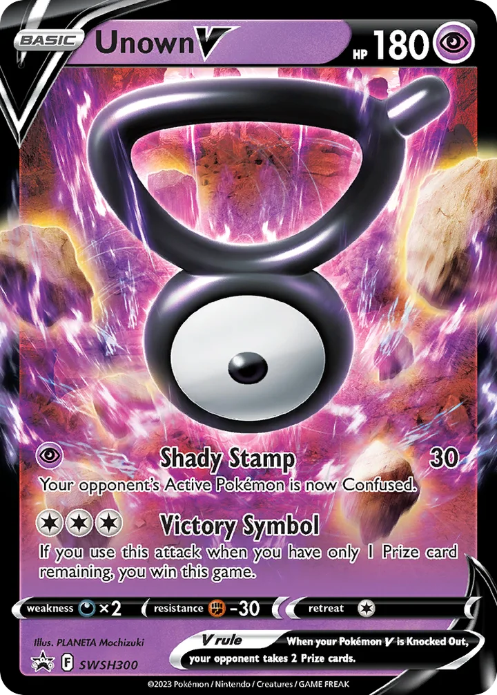Unown V, Sword & Shield Promos SWSH300