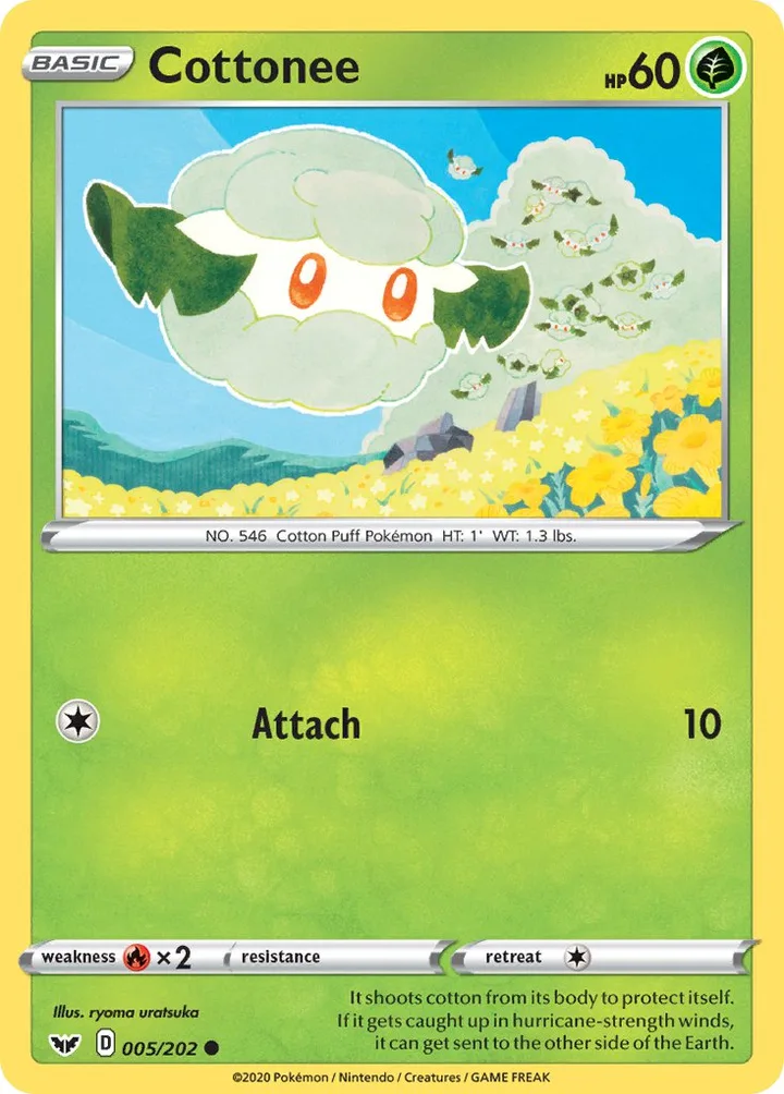 Cottonee, Sword & Shield 005/202