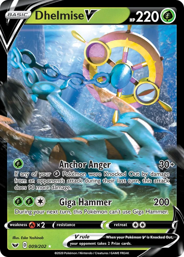 Dhelmise V, Sword & Shield 009/202