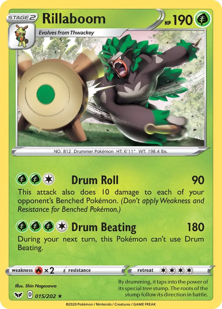 Rillaboom, Sword & Shield 015/202